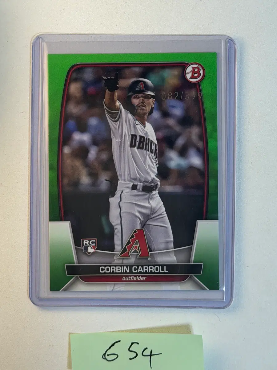 코빈 캐롤 RC /399 한정 Topps MLB 야구카드