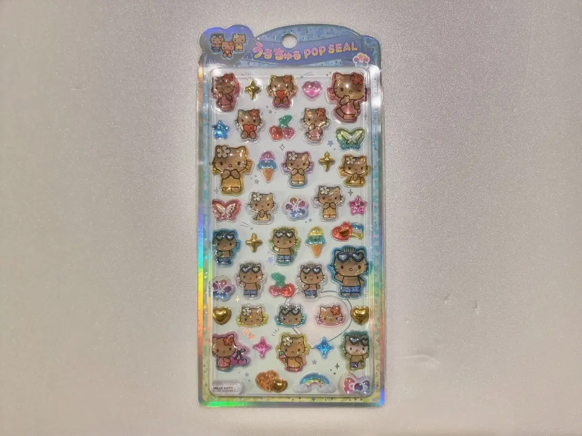 헬로키티 태닝키티 우루츄루팝씰 봉봉스티커
