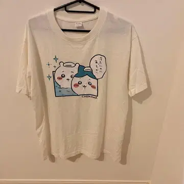 [ 익일 배송 ] 치이카와 (먼작귀) 하치와레 T셔츠 차가운데 따뜻한 L 미착용