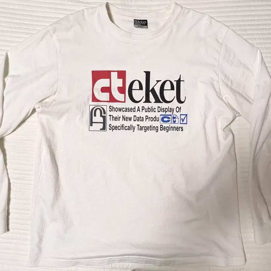 Plan L/S Tee White 테켓