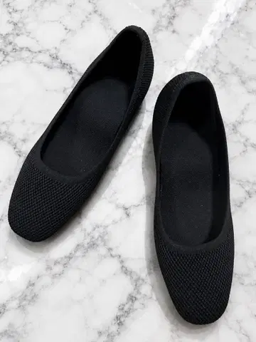 미사용급 steppi 메쉬 슬립온 블랙 플랫슈즈 23.5cm