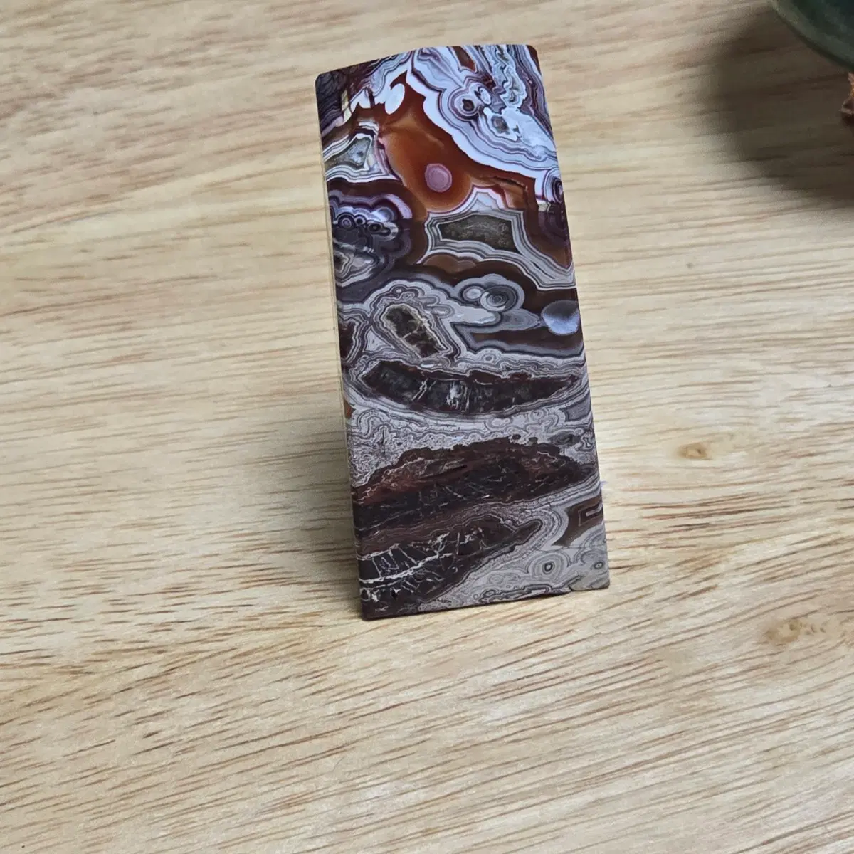 (천연원석) 멕시코 크레이지 아게이트 포인트