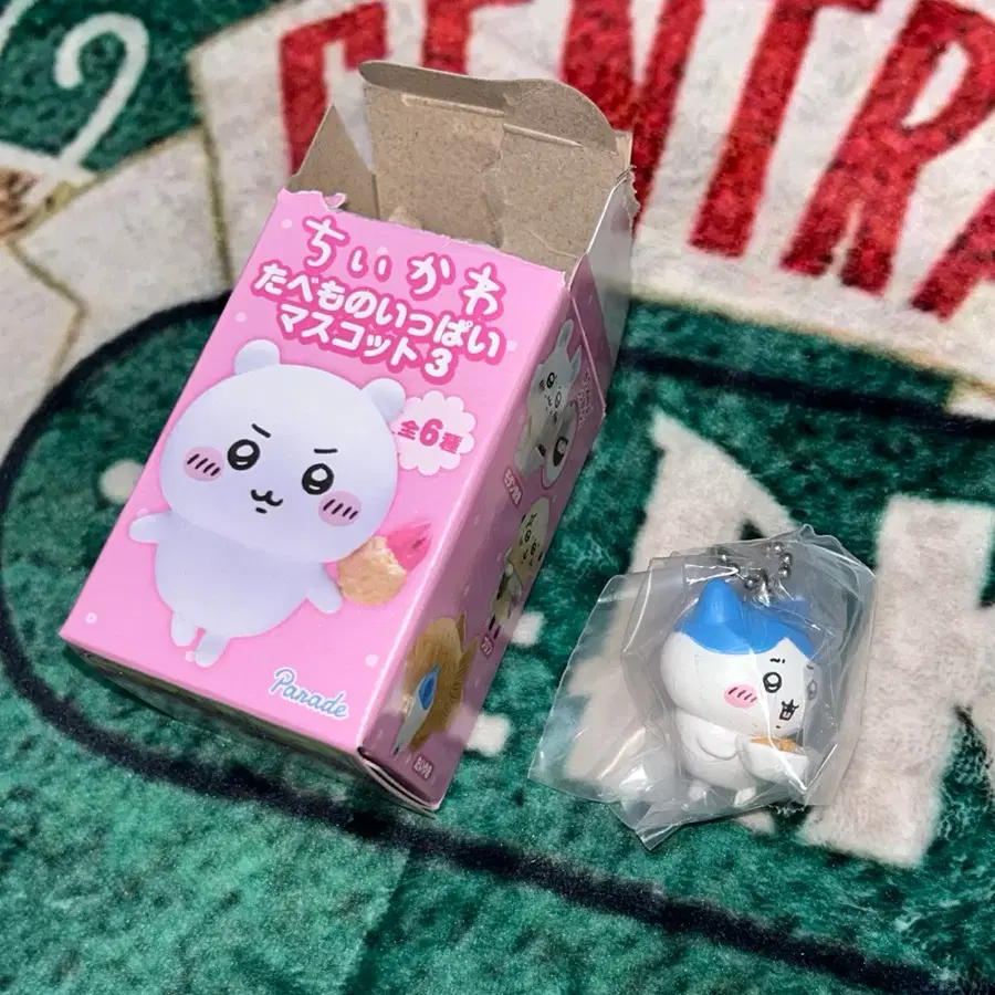 치이카와 먼작귀 하치와레 라멘 라면 미니 키링 피규어