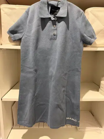 MARC JACOBS 반팔 블루 폴로 원피스