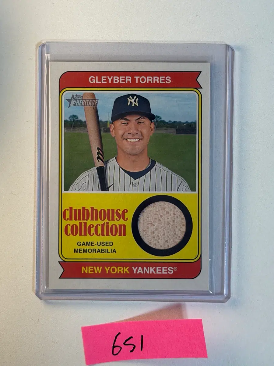 글레이버 토레스 Topps MLB 야구카드