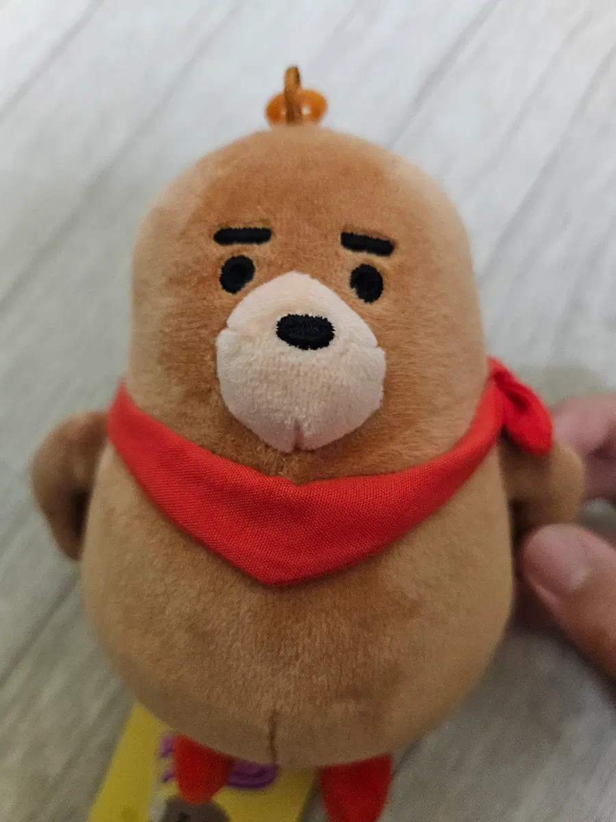 [단순전시 새상품, 택O] 두더지 두지 인형키링