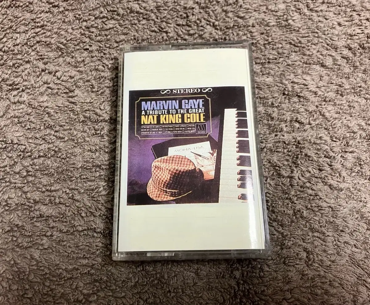60년대 마빈게이 A Tribute To The Great Nat King Cole 국내 라이센스 카세트테이프