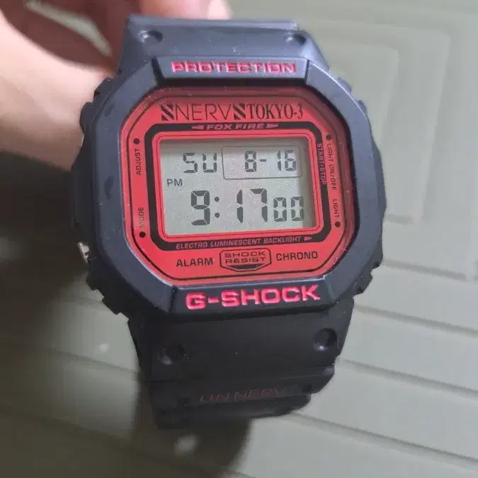 G-SHOCK 에반게리온 네르프 신도쿄시 모델 지샥 콜라보