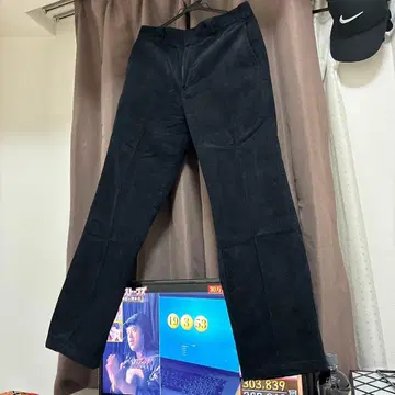 디키즈 코듀로이 블랙 W32