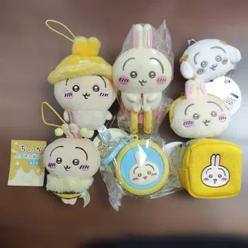 치이카와 토끼 마스코트 파우치 등 묶음 판매 7세트