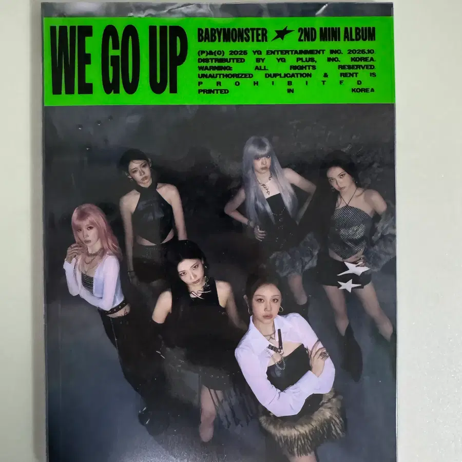 BABYMONSTER 2nd MINI ALBUM [WE GO UP] WE Ver. 단순개봉