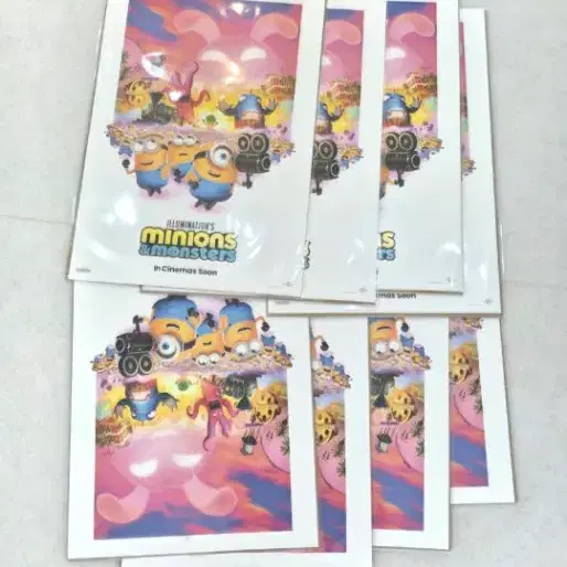 미니언즈&몬스터즈 포스터 A3사이즈 메가박스