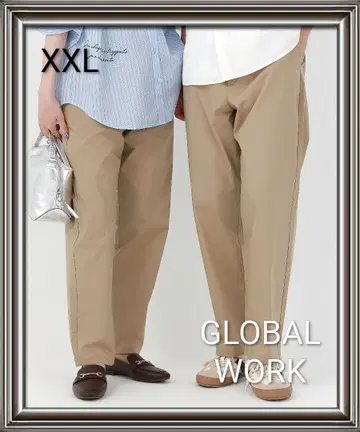 GLOBAL WORK [ 새상품급 ] 에어카루 이지 팬츠/풀렝스