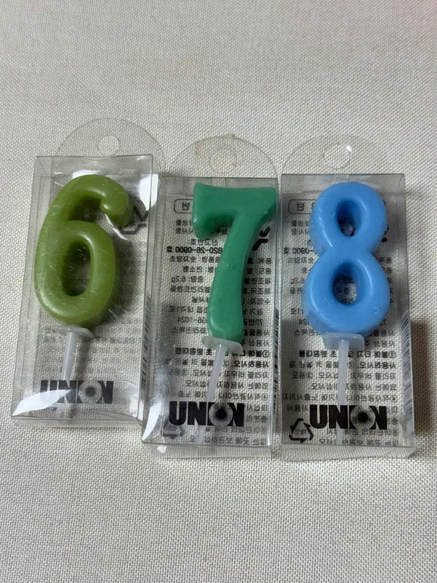 숫자 초 6, 7, 8 세트