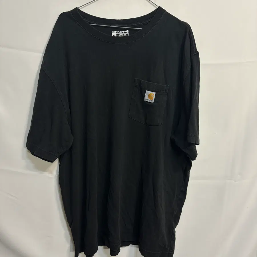 칼하트 루즈핏 포켓 반팔티 블랙 XL