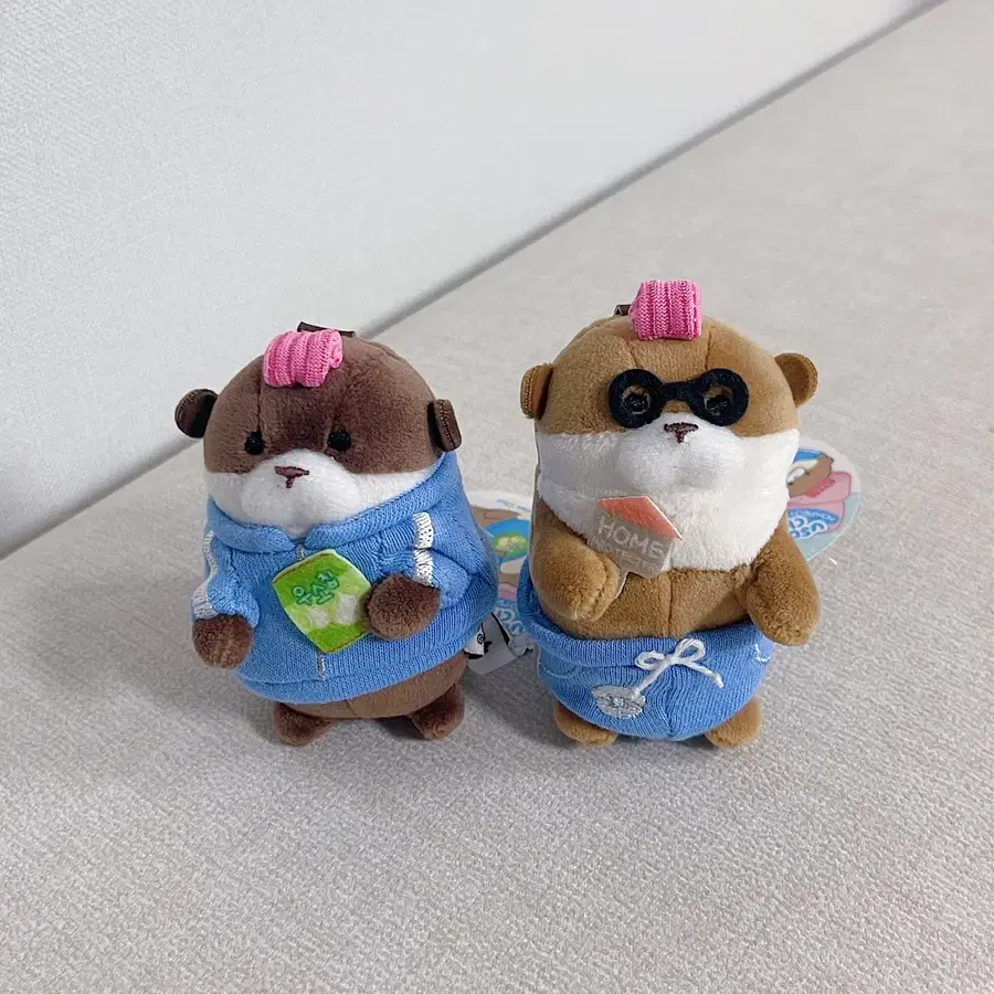 홈프로텍터 우소우소짱 인형 키링 2종 일괄