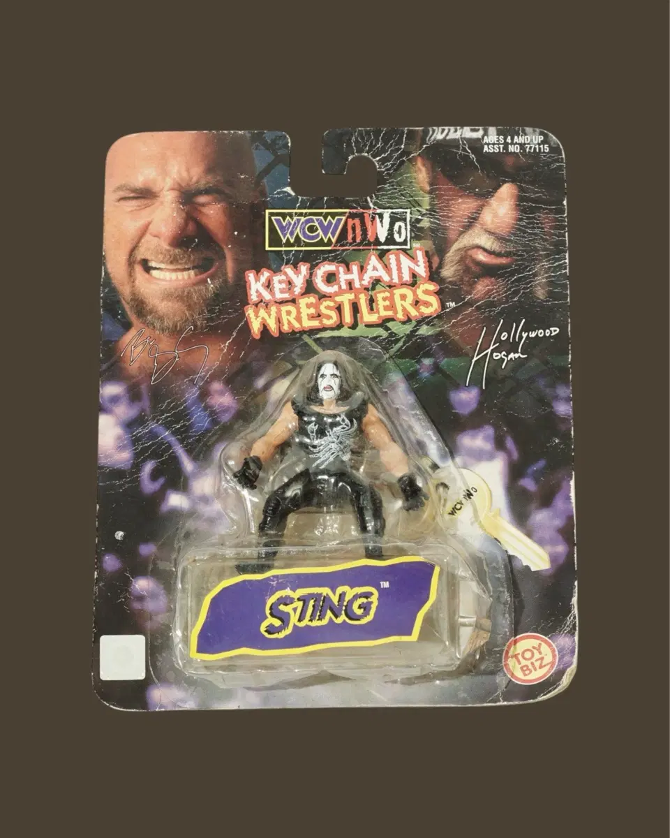 1998s WCW 스팅 레슬러 토이비즈 키체인