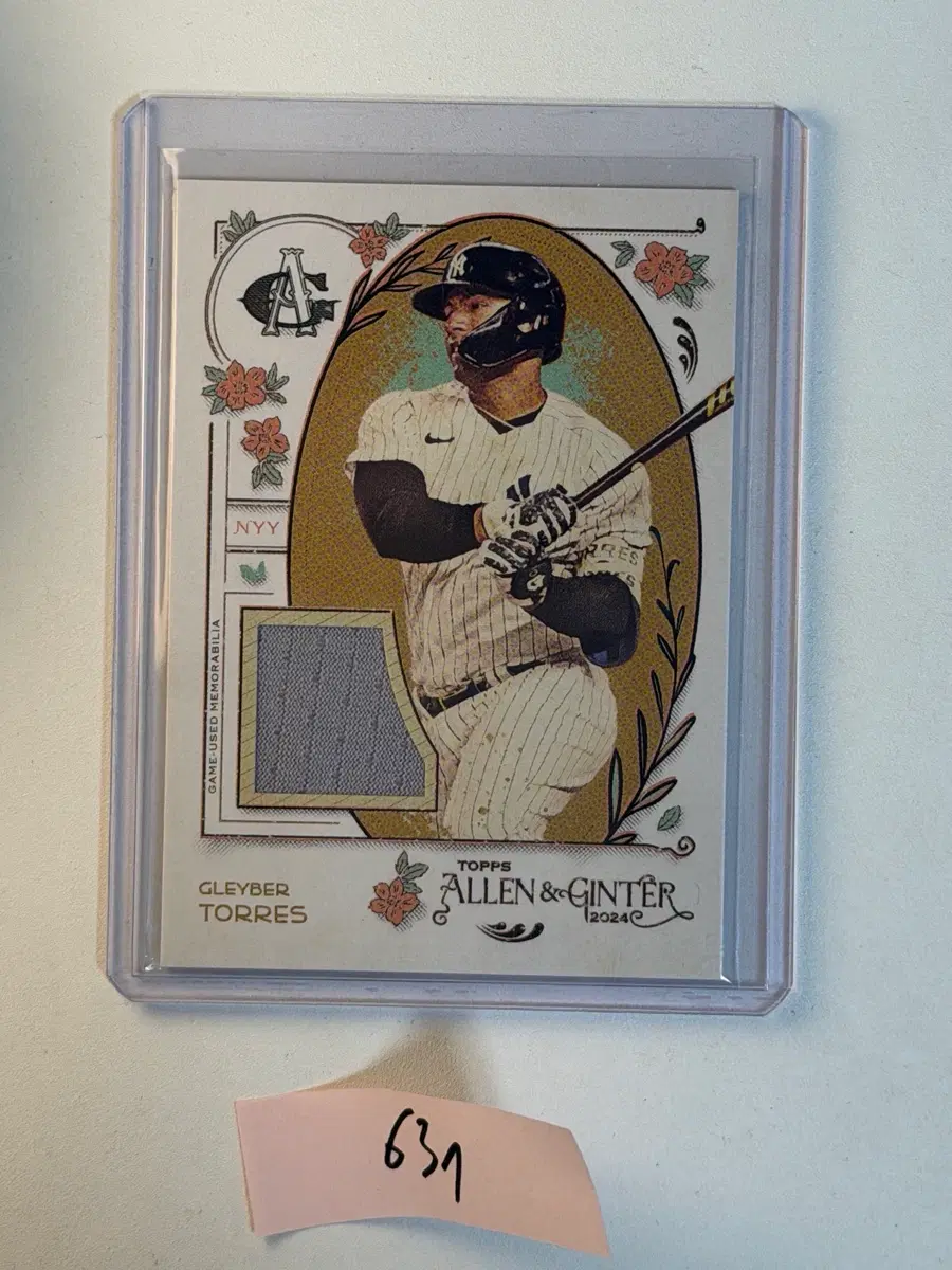 글레이버 토레스 렐릭 Topps MLB 야구카드
