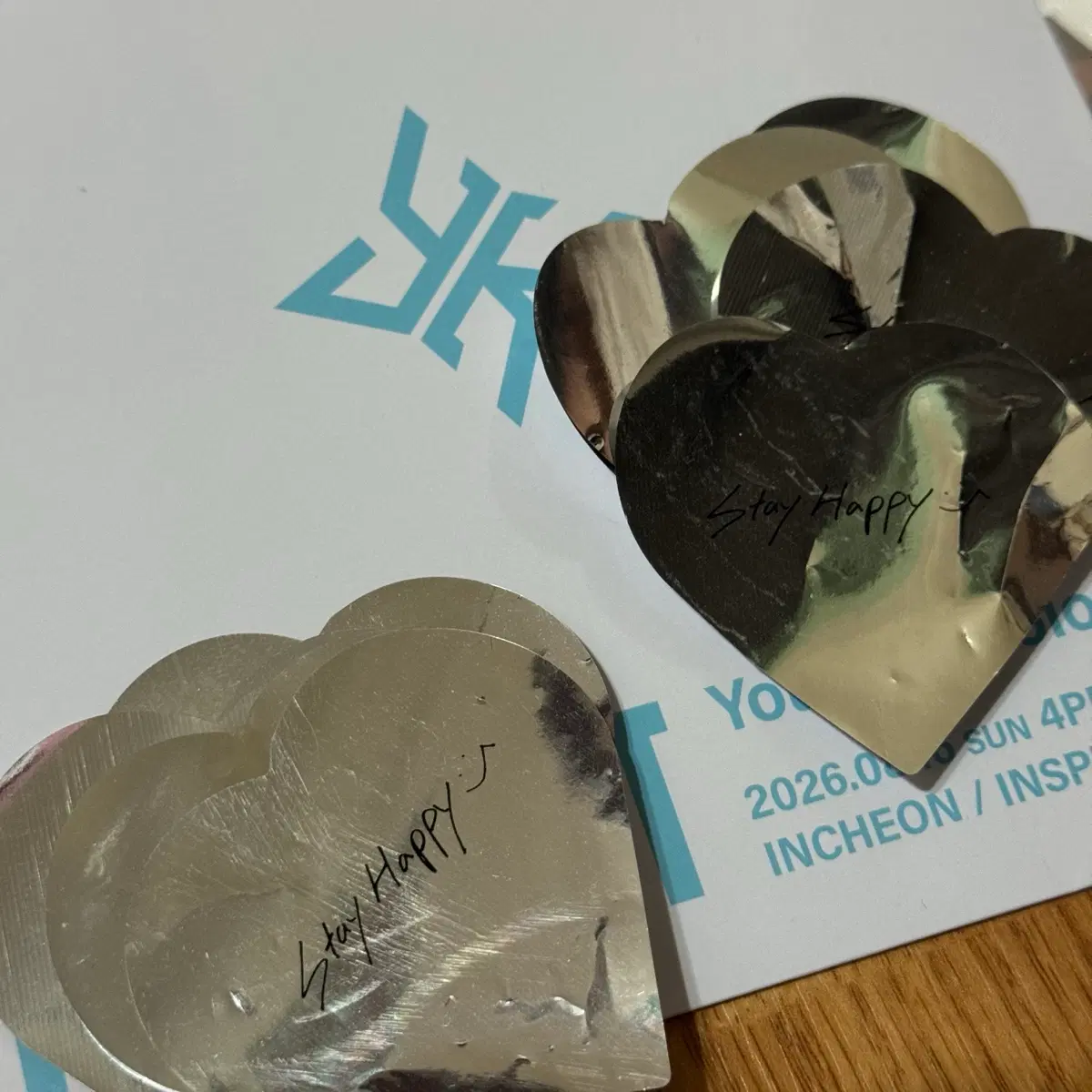데이식스 영케이 솔콘 영기스트 스테이해피 하트컨페티 B급