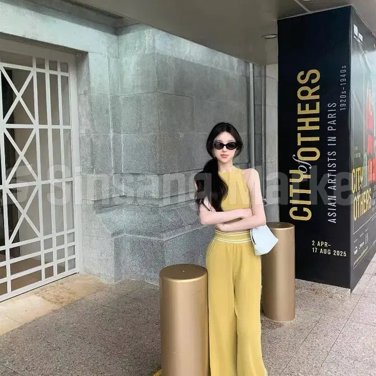 [빠른발송] 두두세트 니트 나시 팬츠 트레이닝 비3620