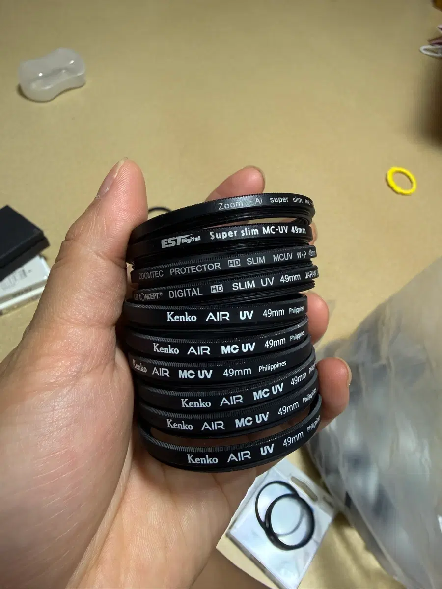 49mm 필터 20개정도 일관 판매합니다