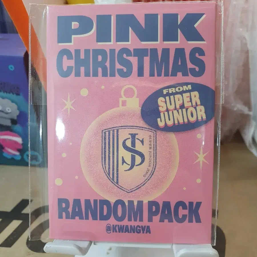 슈퍼주니어 핑크그리스마스 랜덤 포카