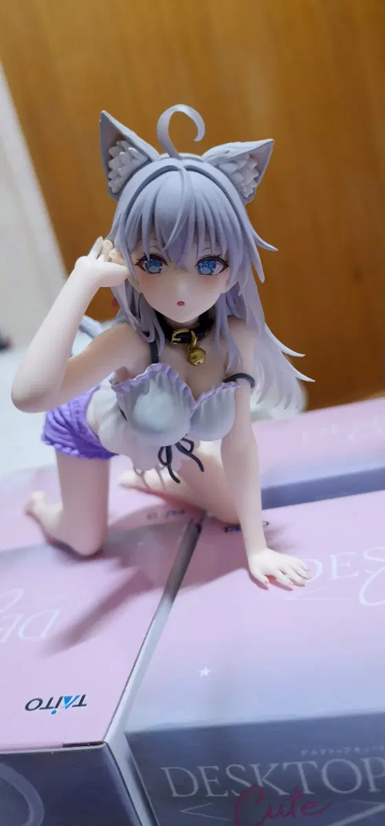 (Taito) 아랴양 고양이 귀 룸헤어 피규어 팝니다