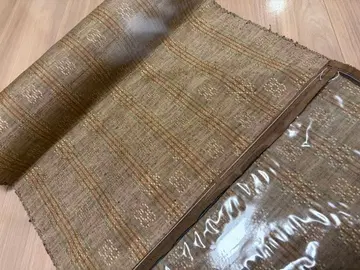 헤이와야 기모노 옷감 순수 실크 하나오리 루리시마