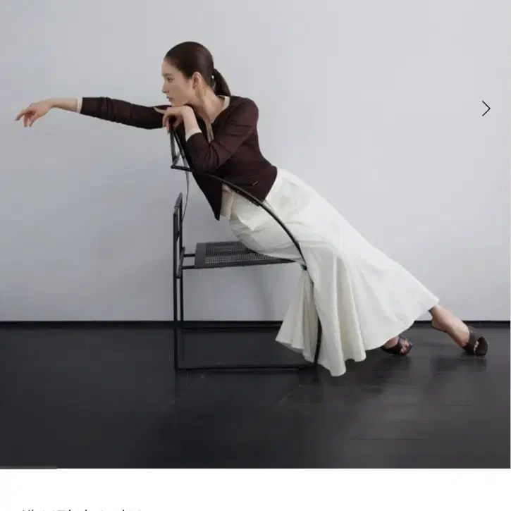 시에 셀브릿지 스커트 아이보리 xs