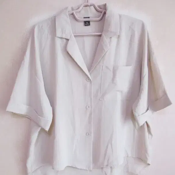 아이보리 박시한 블라우스 (새옷) XL