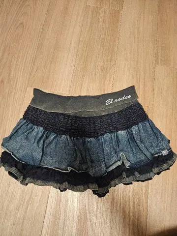 EL RODEO 엘르로데오 데님 프릴 미니스커트