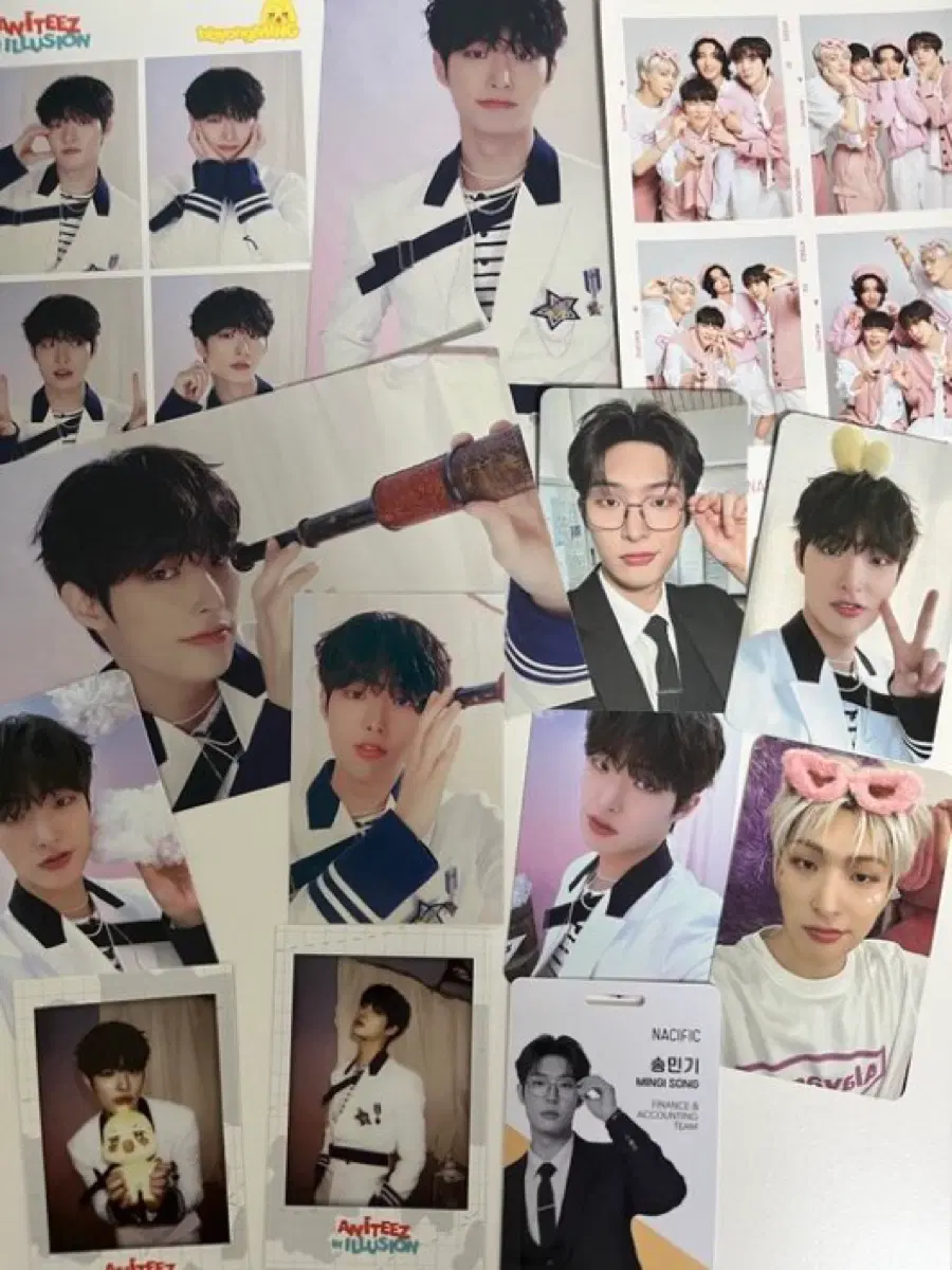 에이티즈 민기 포카세트 +네시픽특전