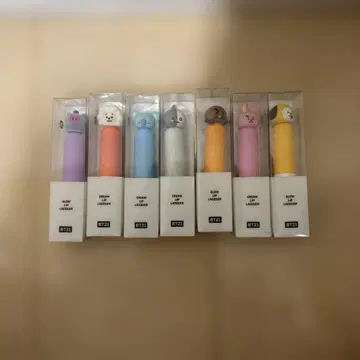 VT COSMETICS BT21 립 7종 세트