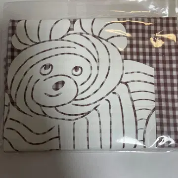 oyaMADE 곰 깅엄 체크 토트백