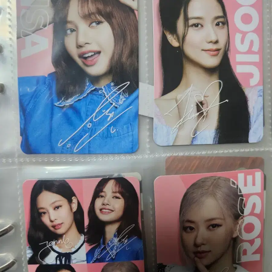 블랙핑크 포토카드 오레오