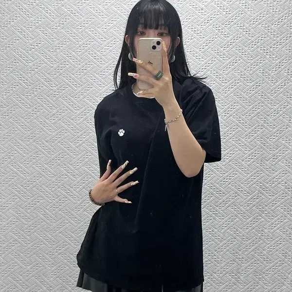 디스이즈네버댓 빈티지 캐주얼 키치 프린팅 반팔티 S C13959