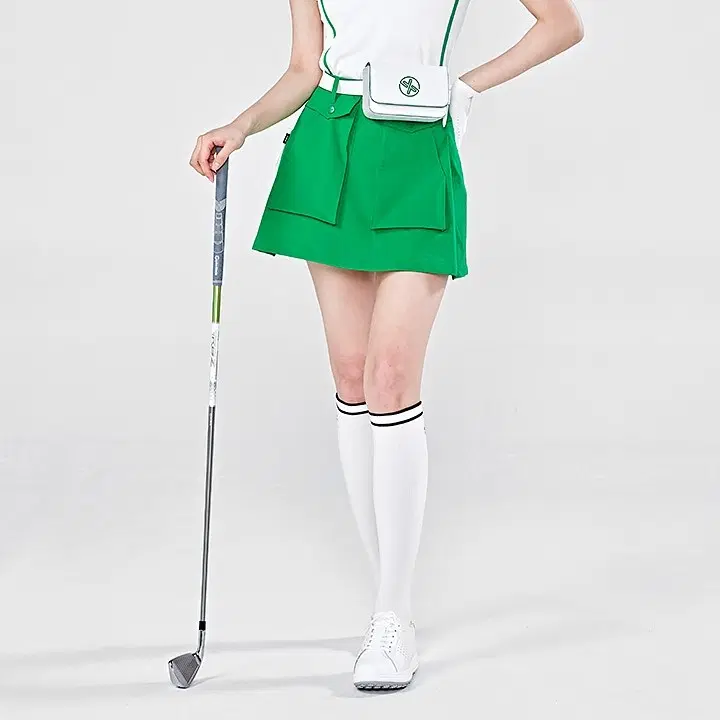 젝시믹스 빅 포켓 A라인 스커트