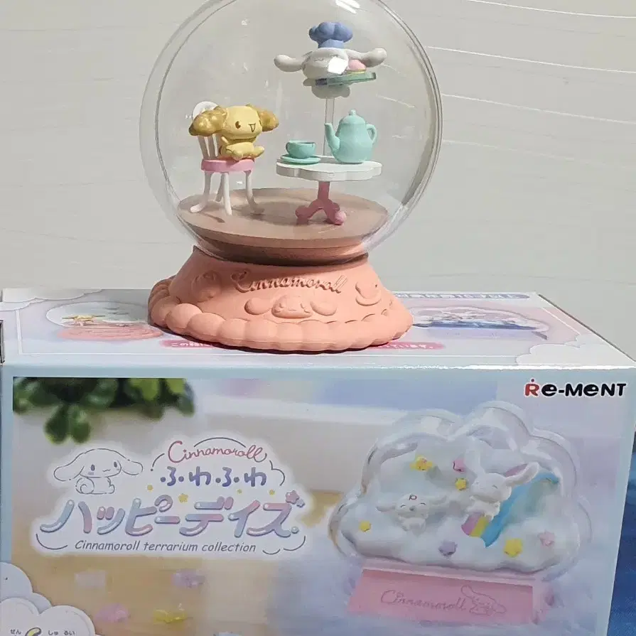 산리오 시나모롤 해피 데이즈 테라리움 피규어