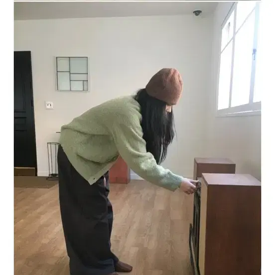 와이드 코튼 팬츠