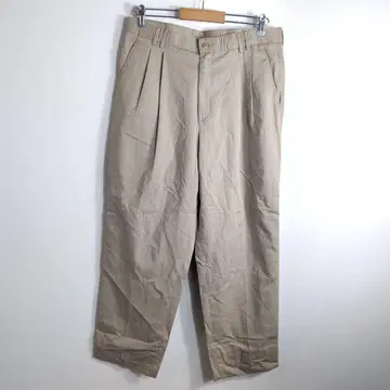 90s SAVANE 2턱 와이드 슬랙스 베이지 W33 코스타리카