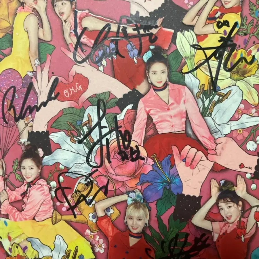 오마이걸 컬러링북 비매 싸인 앨범