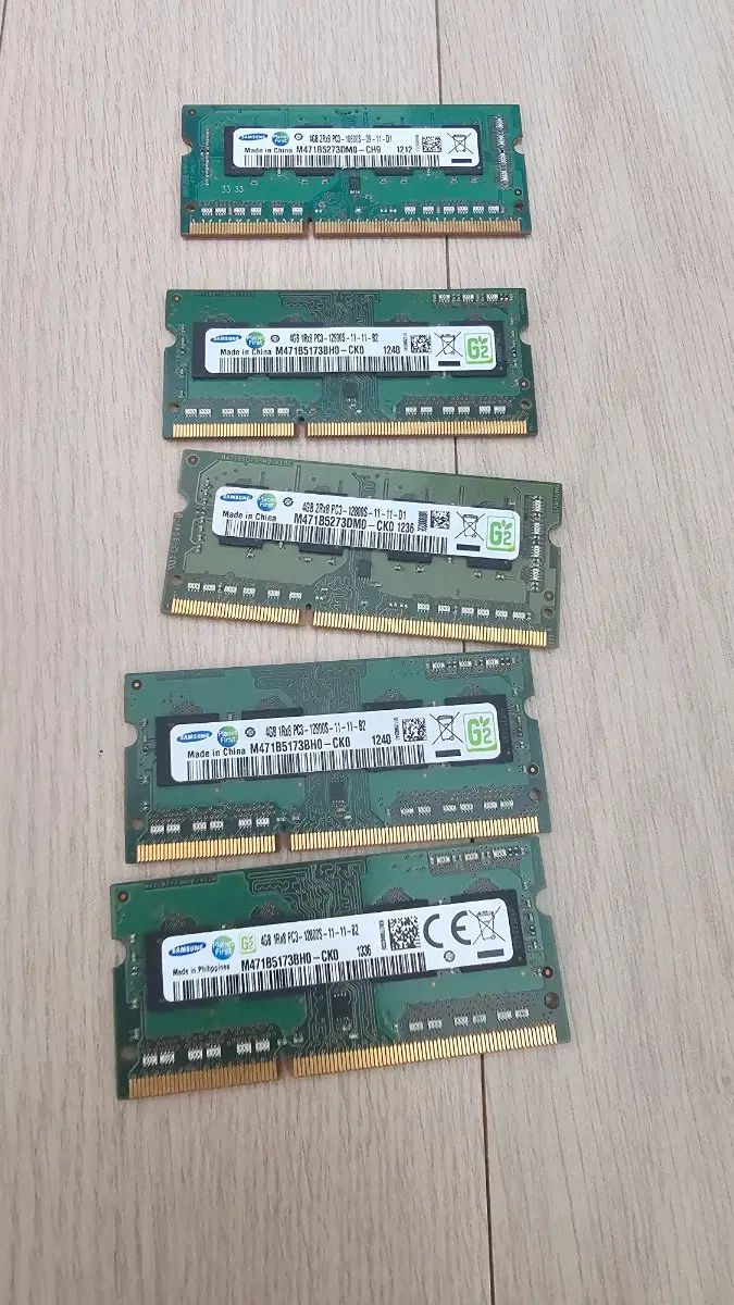 노트북용 ddr3 4gb 일반전력 삼성