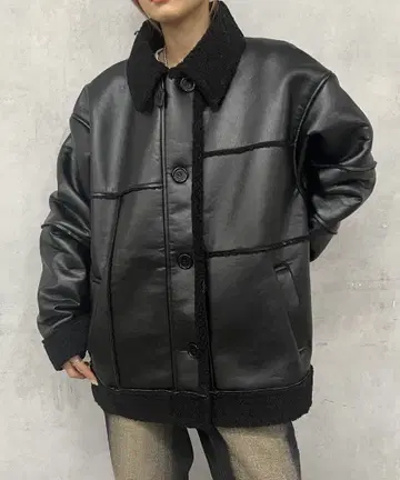 후즈후 갤러리 리메이크 라이크 무스탕 코트