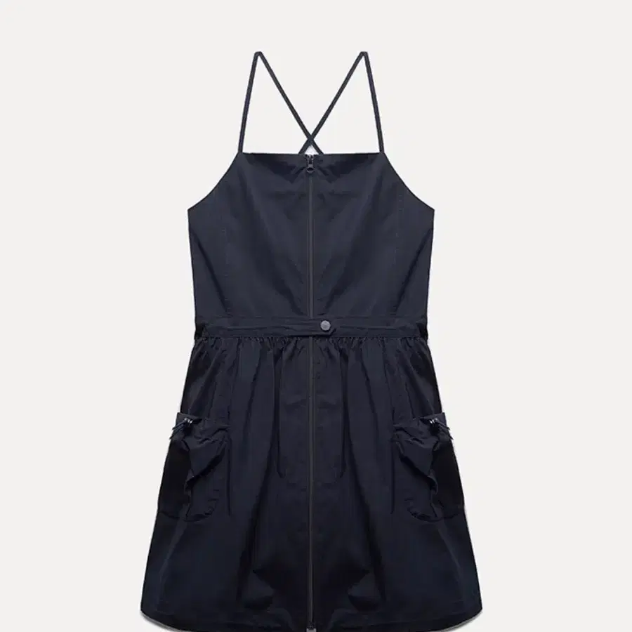 MIXXO 미쏘 스트링 벌룬 미니 원피스 (네이비, s)