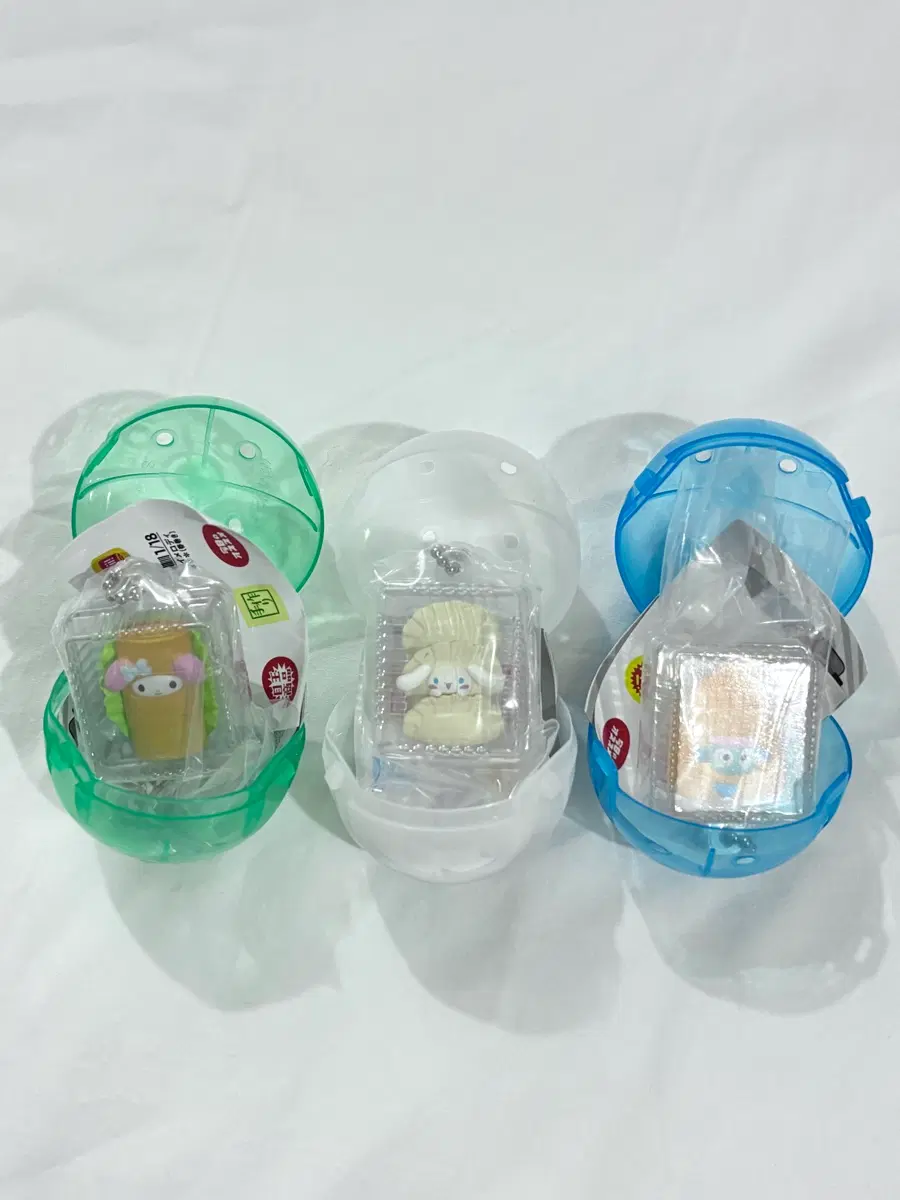산리오 반찬 가챠 3종 일괄