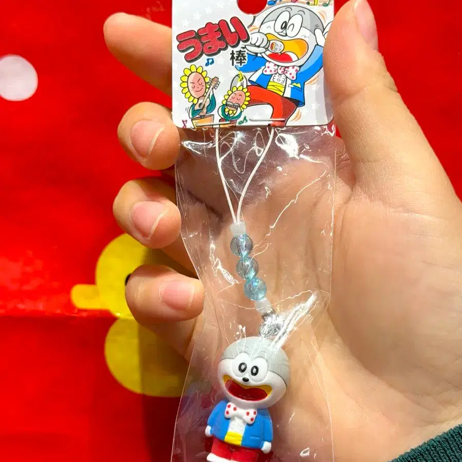 (일본 정품) 우마이봉 키링 굿즈 소품 일본 간식 모양 키링