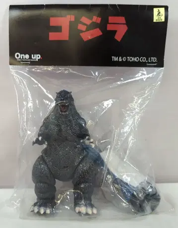 One up 고질라 1995 블랙 성형/실버 스프레이/등지느러미 메탈 블루/고토 채색소