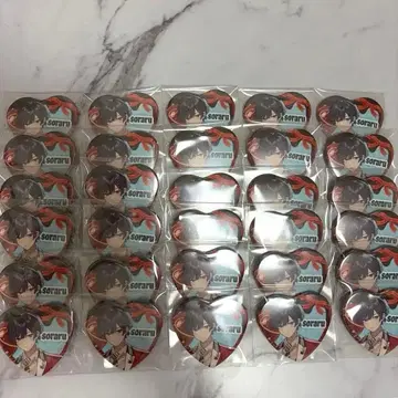 소라루 발렌타인 캔뱃지 30개