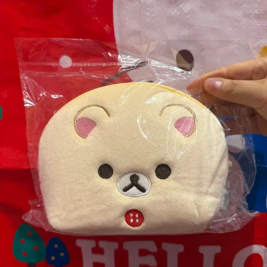 코리락쿠마 반원 화장품 파우치 정품 미개봉입니다!