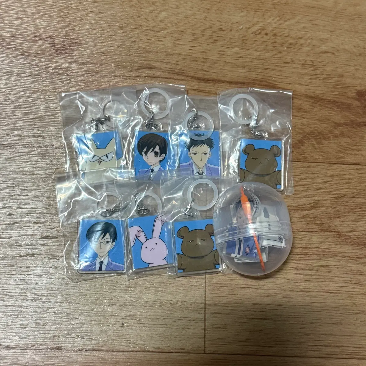 오란고교 호스트부 사교클럽 가챠 메지루시 증사 증명사진 키링 모리 하니 타마키 쿄우야 하루키 히카루 카오루